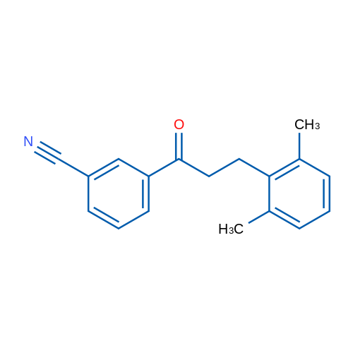 3'-Cyano-3-(2,6-dimethylphenyl)propiophenone 1g