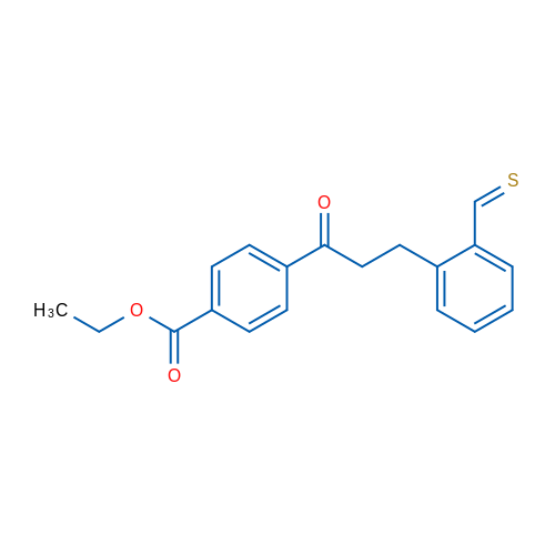 4'-Carboethoxy-3-(2-thiomethylphenyl)propiophenone 1g