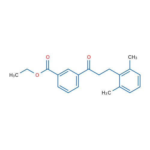 3'-Carboethoxy-3-(2,6-dimethylphenyl)propiophenone 1g