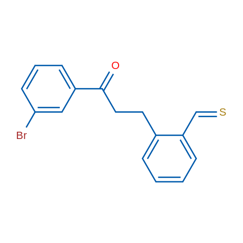 3'-Bromo-3-(2-thiomethylphenyl)propiophenone 1g