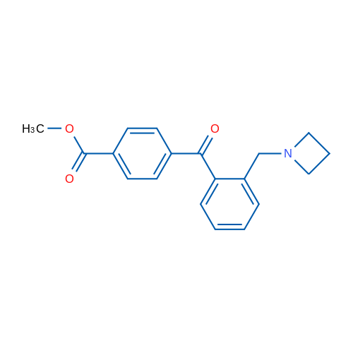 Methyl 4-(2-(azetidin-1-ylmethyl)benzoyl)benzoate 1g