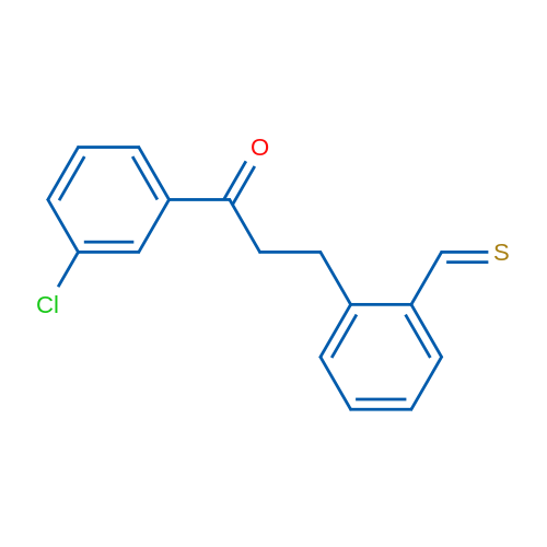 3'-Chloro-3-(2-thiomethylphenyl)propiophenone 1g
