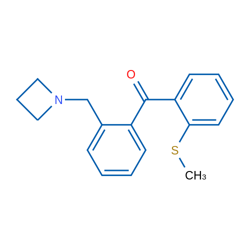 (2-(Azetidin-1-ylmethyl)phenyl)(2-(methylthio)phenyl)methanone 5g