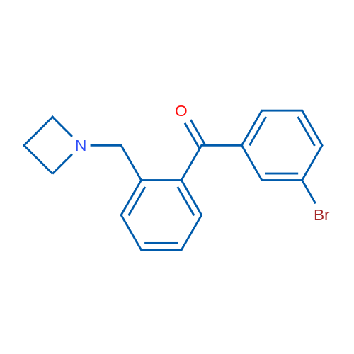 (2-(Azetidin-1-ylmethyl)phenyl)(3-bromophenyl)methanone 1g