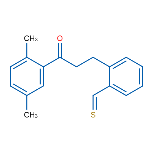 2',5'-Dimethyl-3-(2-thiomethylphenyl)propiophenone 1g