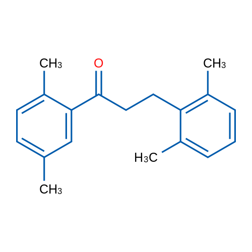 2',5'-Dimethyl-3-(2,6-dimethylphenyl)propiophenone 1g