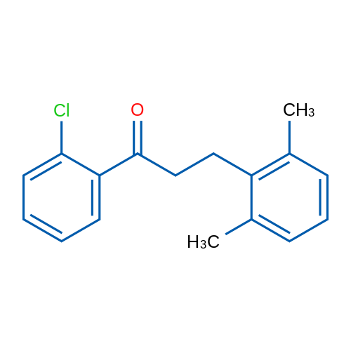 2'-Chloro-3-(2,6-dimethylphenyl)propiophenone 1g