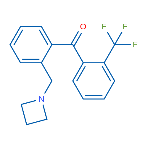 (2-(Azetidin-1-ylmethyl)phenyl)(2-(trifluoromethyl)phenyl)methanone 1g
