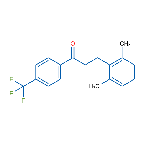 3-(2,6-Dimethylphenyl)-4'-trifluoromethylpropiophenone 1g