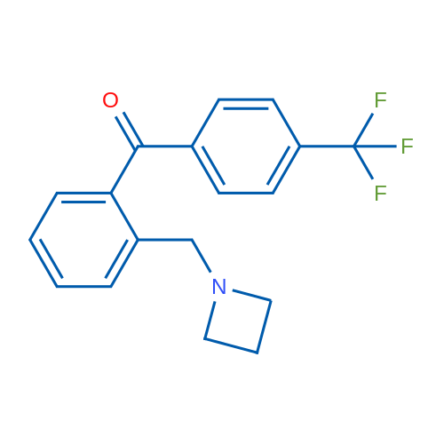 (2-(Azetidin-1-ylmethyl)phenyl)(4-(trifluoromethyl)phenyl)methanone 1g