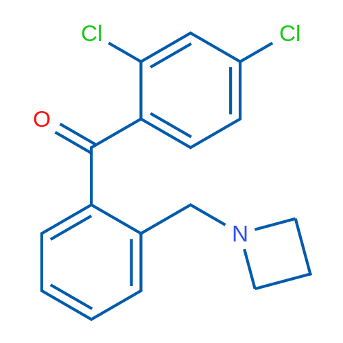 (2-(Azetidin-1-ylmethyl)phenyl)(2,4-dichlorophenyl)methanone 1g