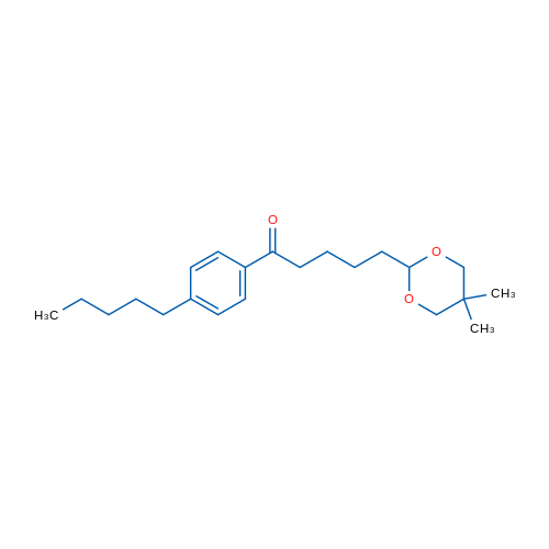 5-(5,5-Dimethyl-1,3-dioxan-2-yl)-4'-pentylvalerophenone 1g