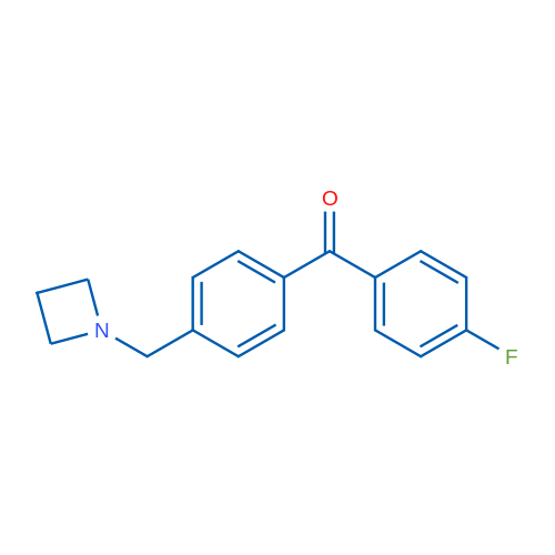 (4-(Azetidin-1-ylmethyl)phenyl)(4-fluorophenyl)methanone 1g