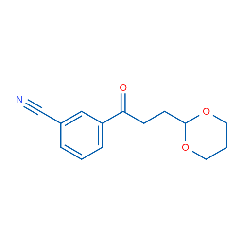 3'-Cyano-3-(1,3-dioxan-2-yl)propiophenone 5g
