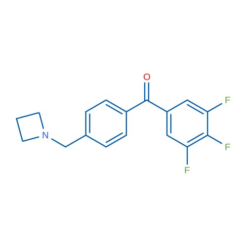 (4-(Azetidin-1-ylmethyl)phenyl)(3,4,5-trifluorophenyl)methanone 1g