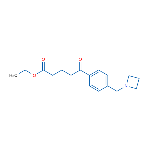 Ethyl 5-(4-(azetidin-1-ylmethyl)phenyl)-5-oxopentanoate 1g