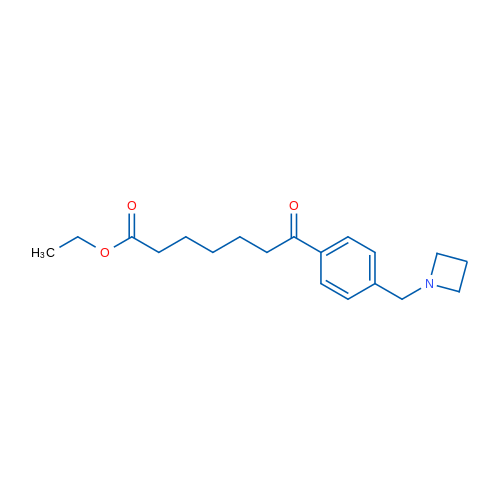 Ethyl 7-(4-(azetidin-1-ylmethyl)phenyl)-7-oxoheptanoate 1g