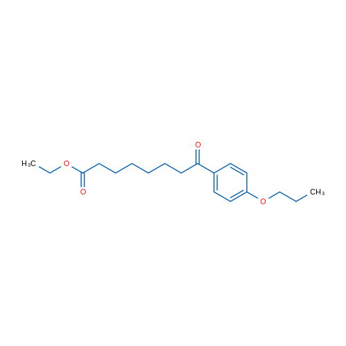 Ethyl 8-oxo-8-(4-n-propoxyphenyl)octanoate 1g