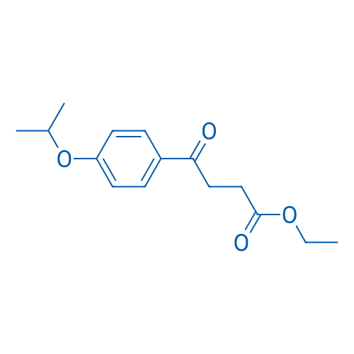 Ethyl 4-oxo-4-(4-isopropoxyphenyl)butyrate 1g