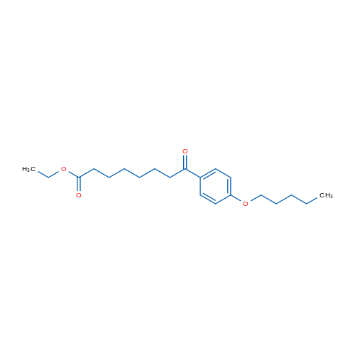 Ethyl 8-oxo-8-(4-pentyloxyphenyl)octanoate 1g
