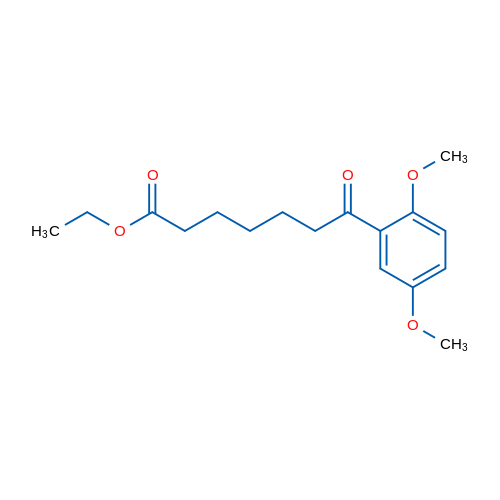 Ethyl 7-(2,5-dimethoxyphenyl)-7-oxoheptanoate 1g