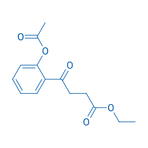 Ethyl 4-(2-acetoxyphenyl)-4-oxobutyrate 1g