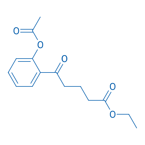 Ethyl 5-(2-acetoxyphenyl)-5-oxovalerate 1g