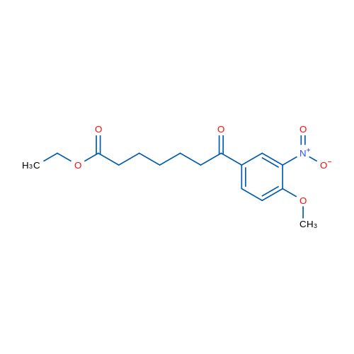 Ethyl 7-(4-methoxy-3-nitrophenyl)-7-oxoheptanoate 1g