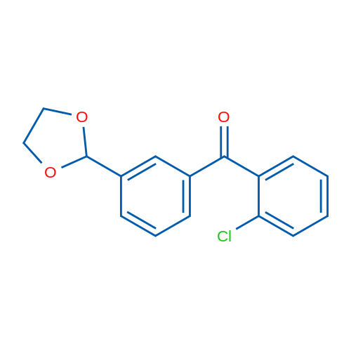 2-Chloro-3'-(1,3-dioxolan-2-yl)benzophenone 1g