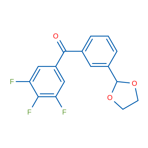 3-(1,3-Dioxolan-2-yl)-3',4',5'-trifluorobenzophenone 1g