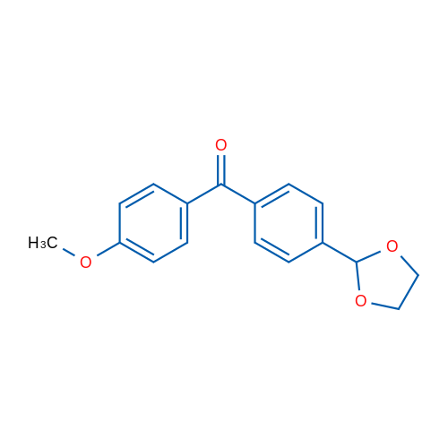 4-(1,3-Dioxolan-2-yl)-4'-methoxybenzophenone 1g