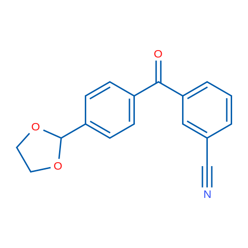 3-Cyano-4'-(1,3-dioxolan-2-yl)benzophenone 1g