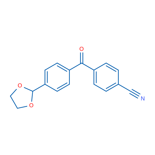 4-Cyano-4'-(1,3-dioxolan-2-yl)benzophenone 1g