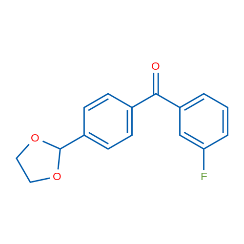 4'-(1,3-Dioxolan-2-yl)-3-fluorobenzophenone 1g
