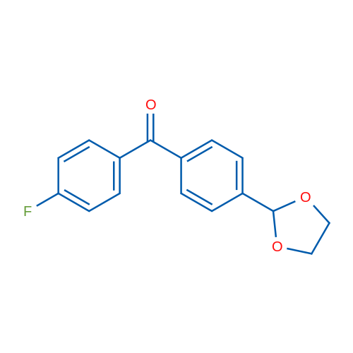 4-(1,3-Dioxolan-2-yl)-4'-fluorobenzophenone 1g