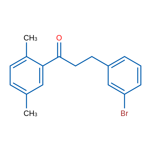 3-(3-Bromophenyl)-1-(2,5-dimethylphenyl)propan-1-one 1g