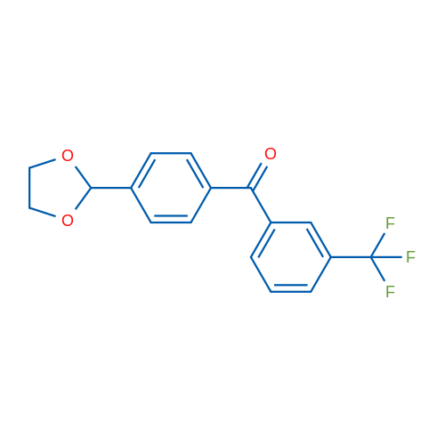 4'-(1,3-Dioxolan-2-yl)-3-trifluoromethylbenzophenone 1g