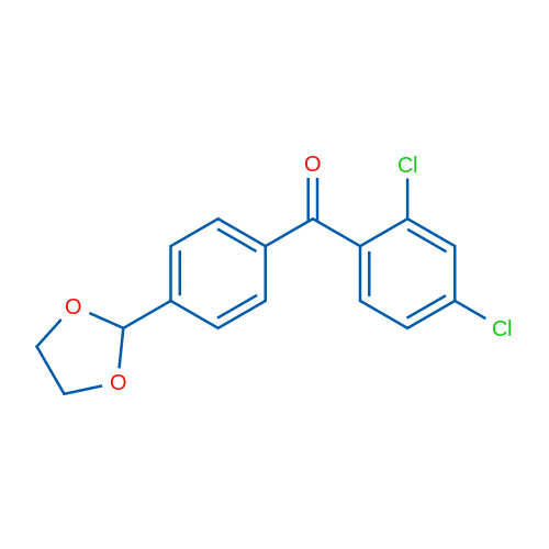 2,4-Dichloro-4'-(1,3-dioxolan-2-yl)benzophenone 1g