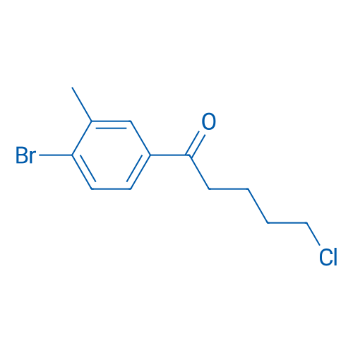 1-(4-Bromo-3-methylphenyl)-5-chloro-1-oxopentane 5g