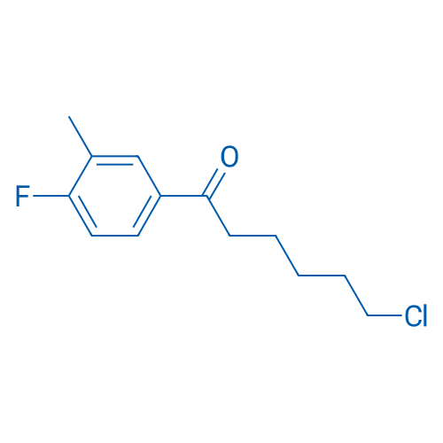 6-Chloro-1-(4-fluoro-3-methylphenyl)-1-oxohexane 1g