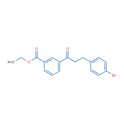 Ethyl 3-(3-(4-bromophenyl)propanoyl)benzoate 1g