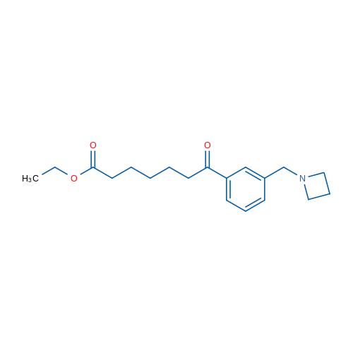 Ethyl 7-(3-(azetidin-1-ylmethyl)phenyl)-7-oxoheptanoate 1g