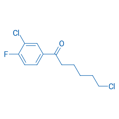 6-Chloro-1-(3-chloro-4-fluorophenyl)-1-oxohexane 1g