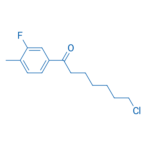 7-Chloro-1-(3-fluoro-4-methylphenyl)-1-oxoheptane 1g