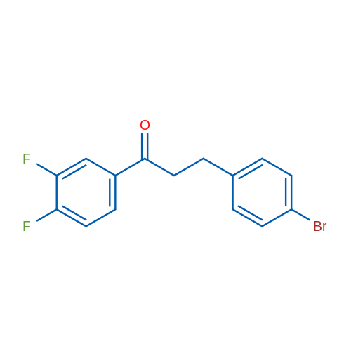 3-(4-Bromophenyl)-1-(3,4-difluorophenyl)propan-1-one 1g