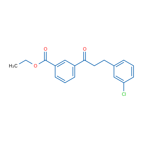 3-(3-Chlorophenyl)-3'-carboethoxypropiophenone 1g