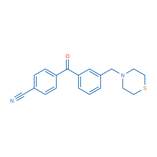 4'-Cyano-3-thiomorpholinomethyl benzophenone 1g