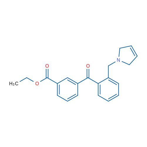 Ethyl 3-(2-((2,5-dihydro-1H-pyrrol-1-yl)methyl)benzoyl)benzoate 1g