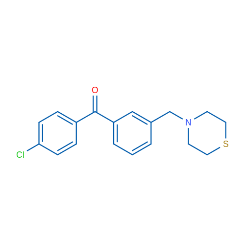 4'-Chloro-3-thiomorpholinomethyl benzophenone 1g