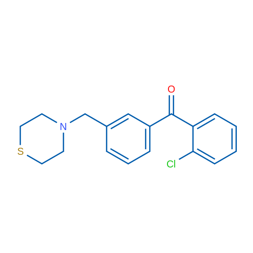 2-Chloro-3'-thiomorpholinomethyl benzophenone 1g